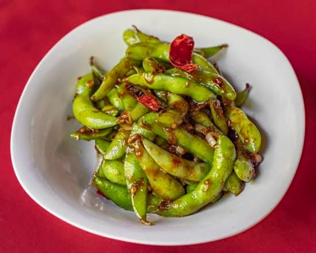 Szechuan Edamame.