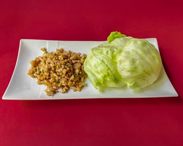 Chicken Lettuce Wrap.